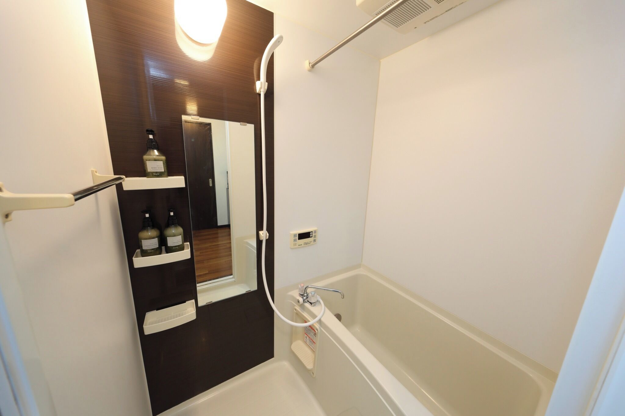 Hair dryer, towels