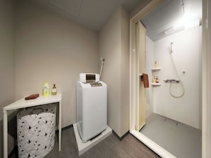 Hair dryer, towels