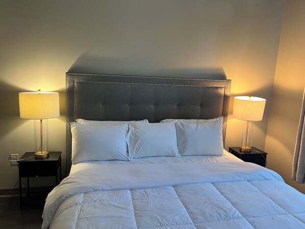 2 soveværelser, skrivebord, strygejern/strygebræt, gratis Wi-Fi