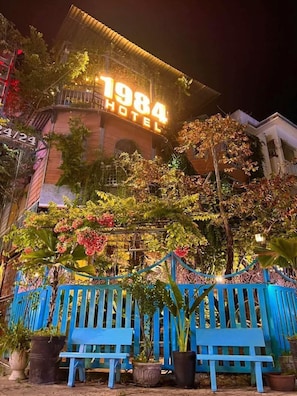 Front of property – evening/night