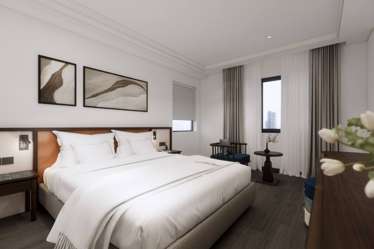 In-room safe, desk, laptop workspace, soundproofing