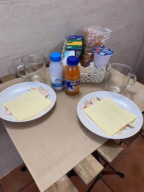 Repas de petit déjeuner