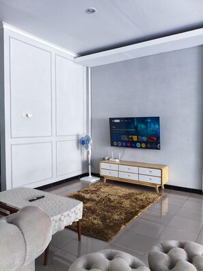 Villa de lujo, vista a la ciudad | Sala de estar