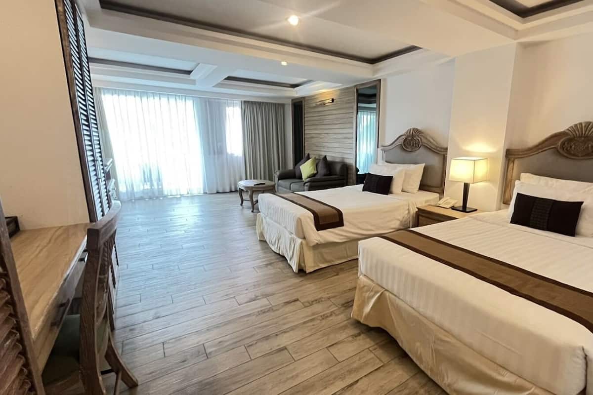 Deluxe Twin kamer | Een bureau, een laptopwerkplek, gratis wifi, beddengoed