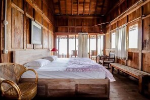 Villa Classic - havsutsikt | Skrivbord och gratis wi-fi