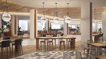 3 bar/lounge, salone nella hall, bar per sportivi, bar panoramico