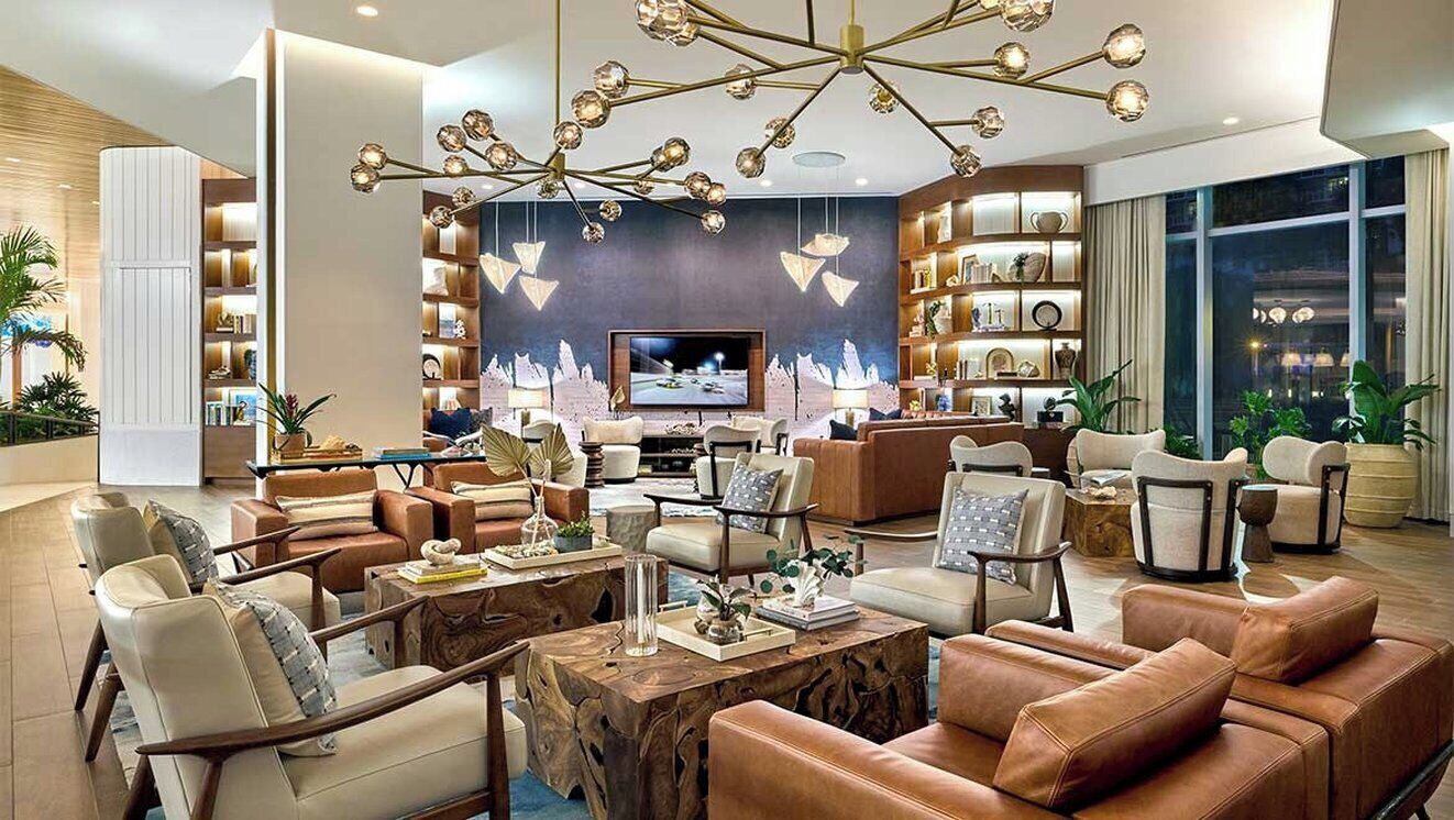 Lobby sitting area