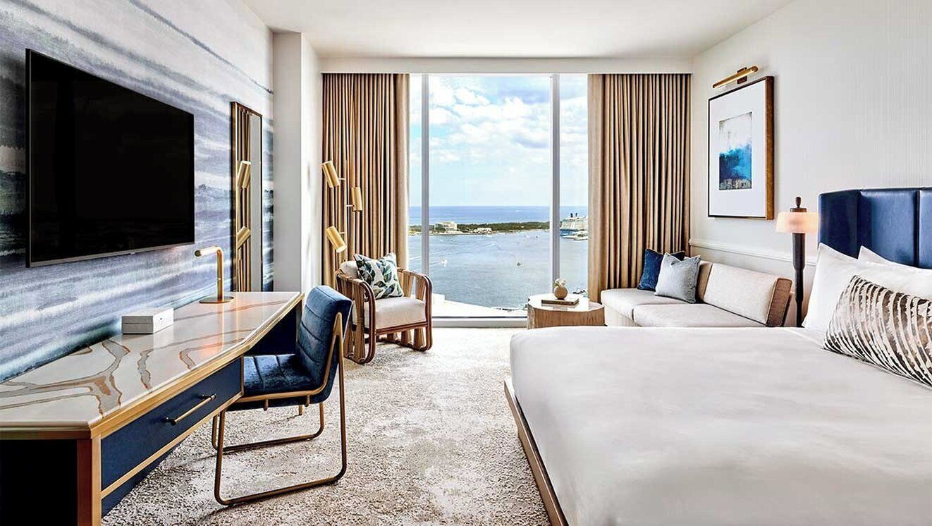 Premium bedding, pillowtop beds, in-room safe, desk