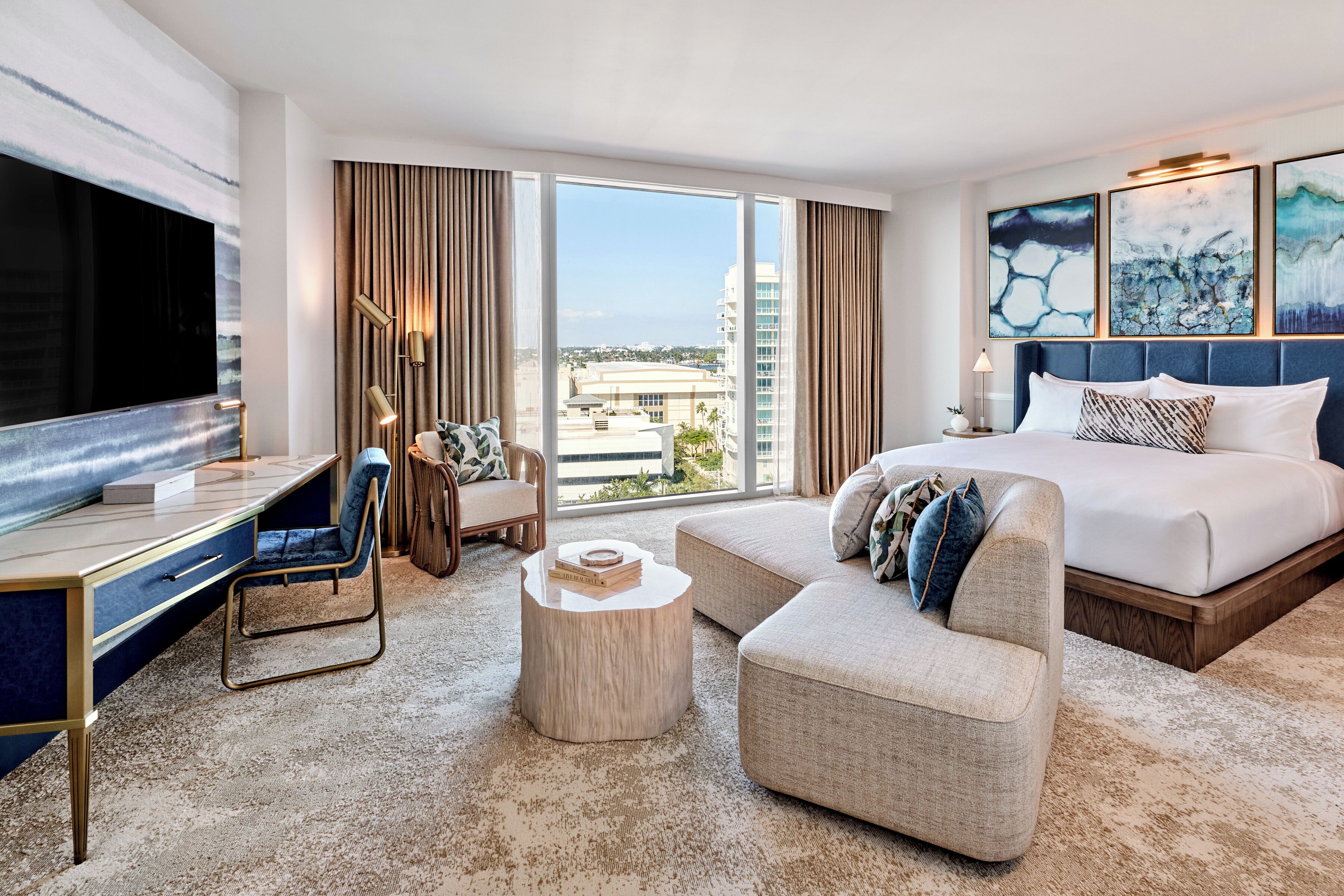 Studiosuite, 1 King-Bett | Hochwertige Bettwaren, Pillowtop-Betten, Zimmersafe, Schreibtisch