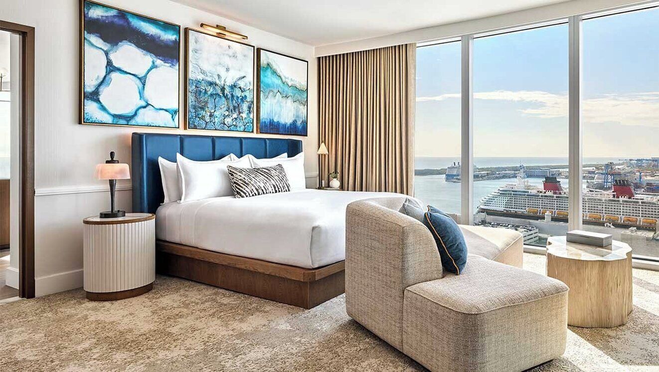 Luxury Suite, 1 King Bed (Hospitality) | Premium bedding, pillowtop beds, in-room safe, desk