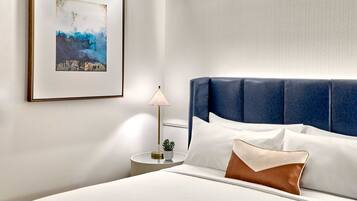 Premium bedding, pillowtop beds, in-room safe, desk