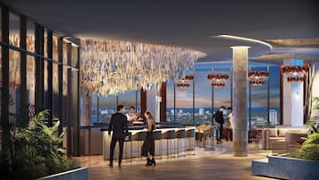 3 bares o lounges, lounge en el lobby, bar deportivo, bar en la azotea
