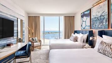 Camera Premier, 2 letti queen | Biancheria da letto di alta qualità, materassi a doppio strato