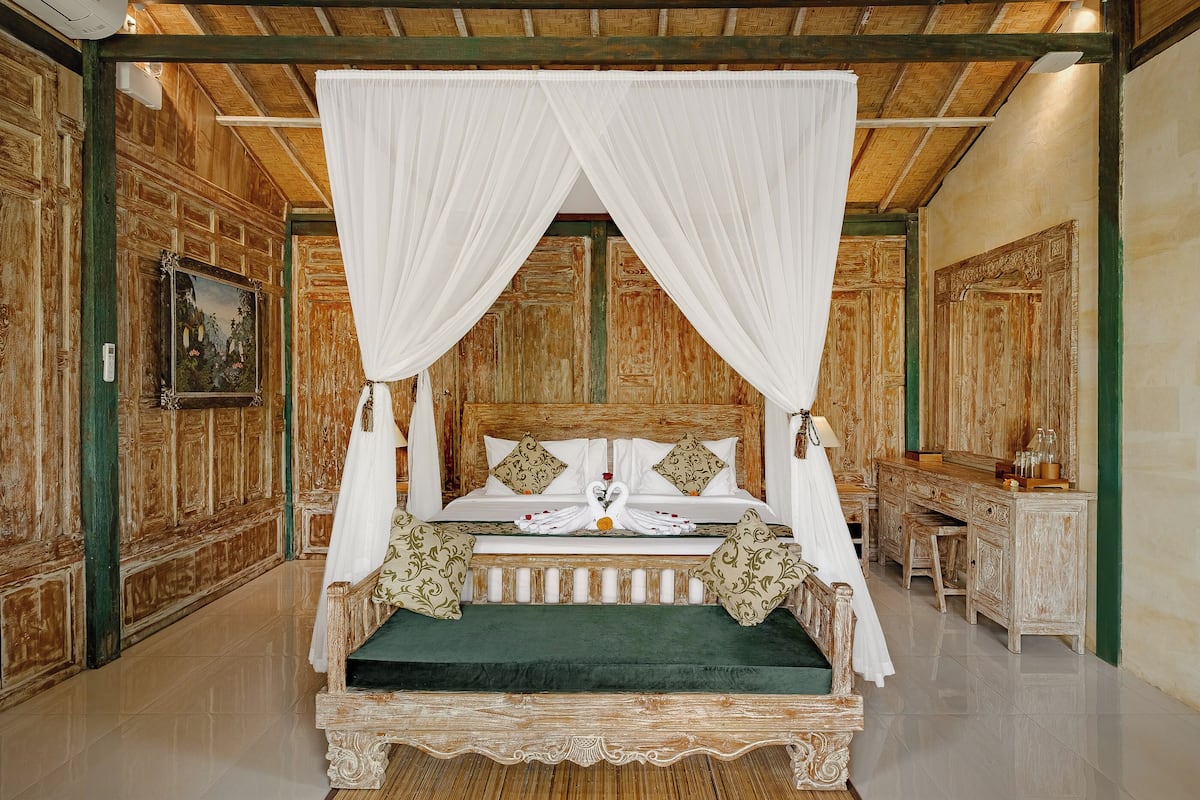 别墅, 露台, 花园景观 | 隔音、免费 WiFi、床单