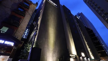 Majoituspaikan julkisivu