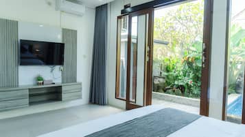 Villa, 3 Bedrooms, Private Pool | Television