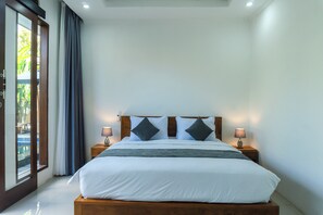 Villa, 3 Bedrooms, Private Pool | Desk, laptop workspace, free WiFi - Euro House at Ubud Countryside (Ubud)