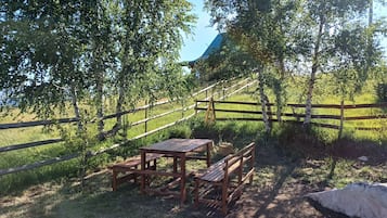 Opções para refeição ao ar livre