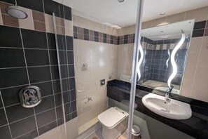 Hair dryer, soap