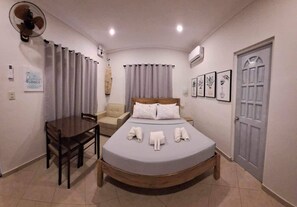 1 bedroom, iron/ironing board, Internet, bed sheets