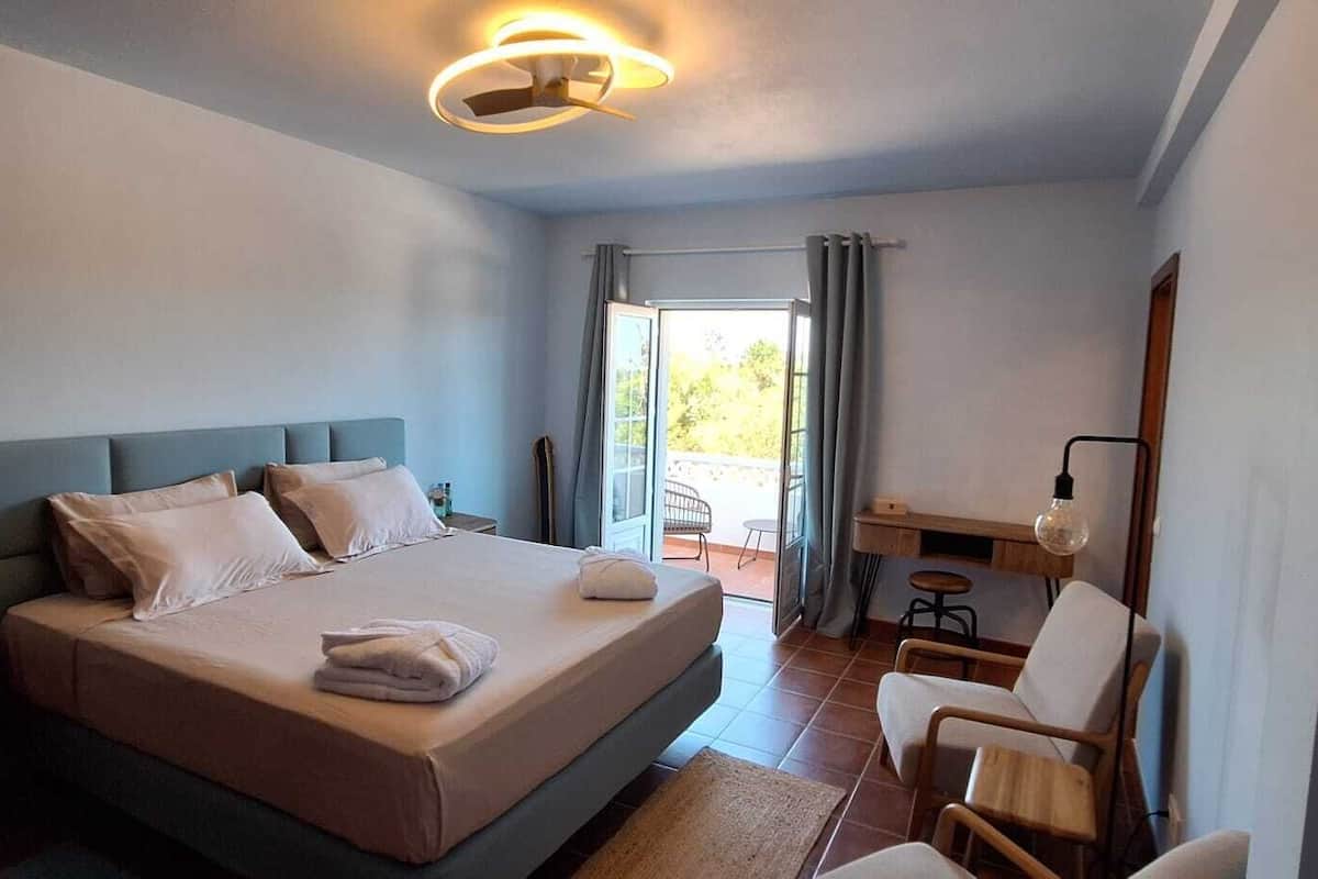 Deluxe Double Room, Balcony, Partial Ocean View | Terrace/patio