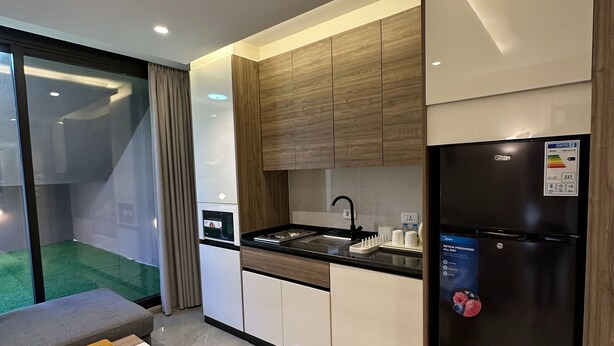 Coffee/tea maker, fridge, microwave, oven - 001 AL-NAJEH JRE Apartments For Rent ave (Amman)