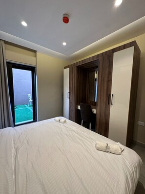1 habitación, internet y acceso para silla de ruedas 