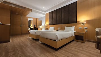 Deluxe Double or Twin Room | In-room safe, desk, laptop workspace, blackout drapes