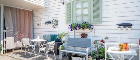 A szálláshely homlokzata