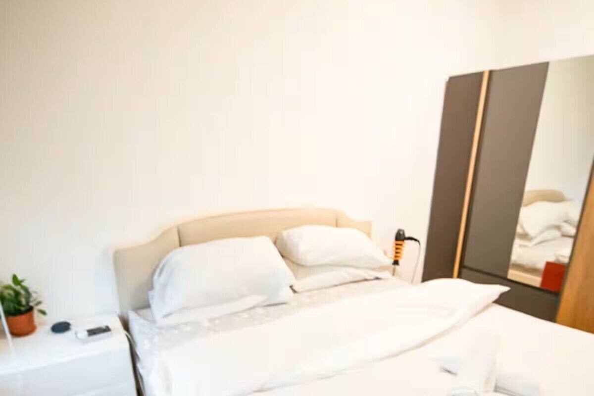 Apartamento Confort | Tabla de planchar con plancha, wifi gratis, ropa de cama