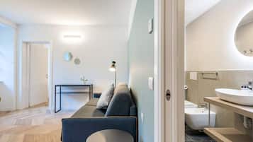 apartman, 2 hálószobával | Nappalirész | Síkképernyős tévé
