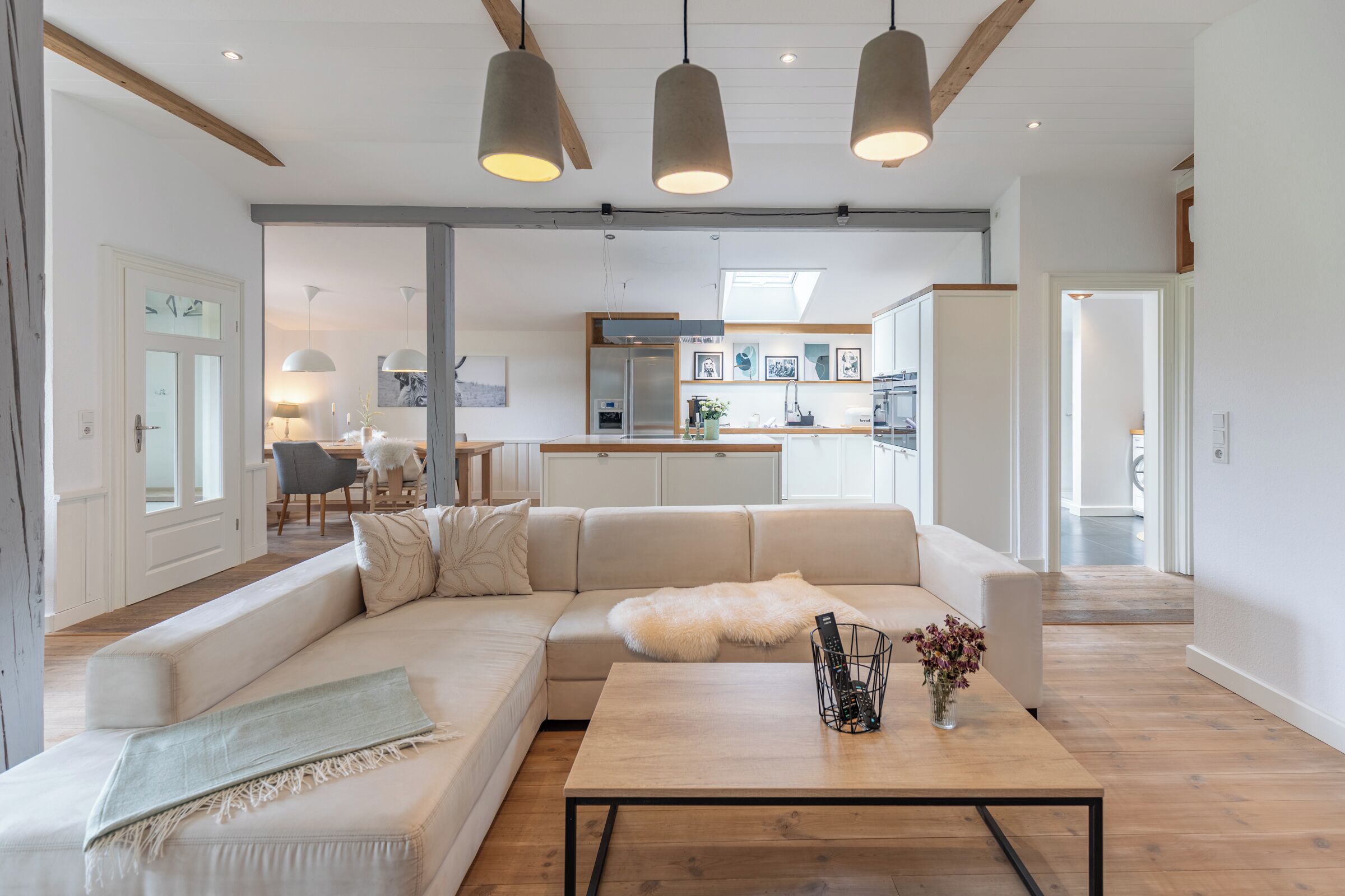 TV, DVD player, music library, stereo