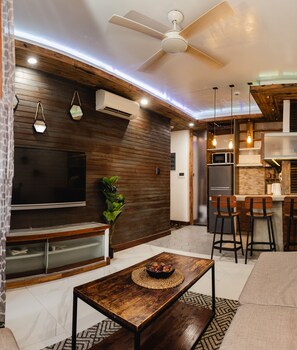 Apartment, 1 Bedroom, Smoking, Balcony | Living room - Modern 1BR Walk to Beach & City Spots (Malé)