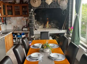 House (Two Bedroom House) | Dining room - House Burić (Senj)