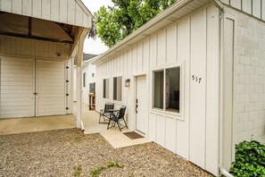 Exterior - Vaulted Den | Chic 1BR w/Fireplace, Downtown Sheridan, WY - NEW - Standing Desk, Stocked, Pets Invited! (Sheridan)