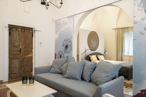 Villa, 4 Bedrooms, Private Pool | Living area | 30-inch TV with satellite channels - Villa Thea Charming House by Wonderful Italy (Carovigno)