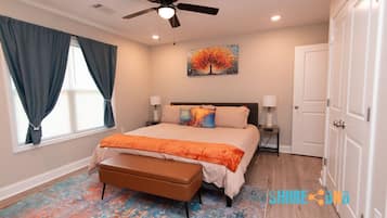 3 bedrooms, iron/ironing board, free WiFi, bed sheets