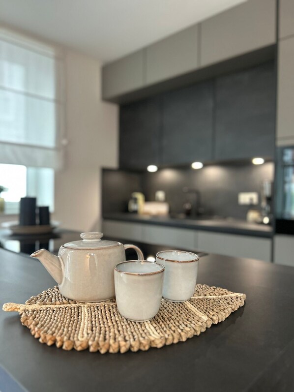 Fridge, oven, stovetop, dishwasher - "Discover Comfort and Relaxation at Strandsegler Heiligenhafen!" (Heiligenhafen)