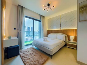 2 bedrooms, bed sheets