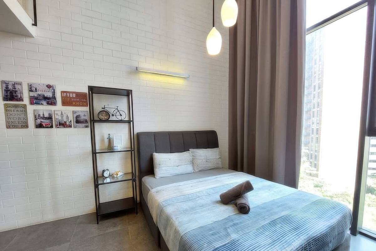 Deluxe-Studio, 2 Queen-Betten, Balkon, Stadtblick | Ausblick vom Zimmer