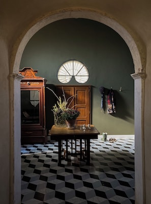 Interior entrance