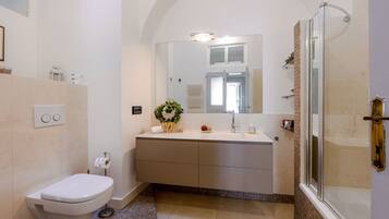 Shower, hair dryer, bidet