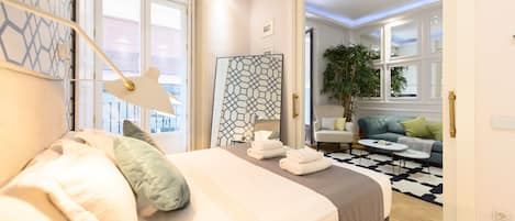 1 dormitorio, tabla de planchar con plancha, wifi gratis