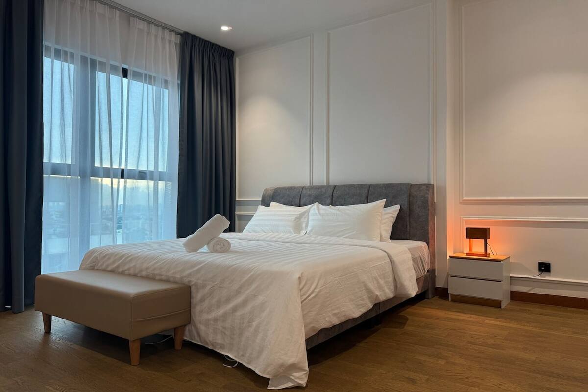 Superior appartement, 2 slaapkamers, balkon, uitzicht op stad | Kameruitzicht