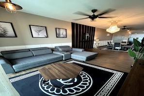 Superior Apartment, 3 Bedrooms, Balcony, City View | Living area - Vista Bangi Serviced Apartments by The River (Kajang)