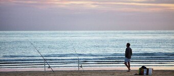 500 m from the beach, for 2 adults and 2 children