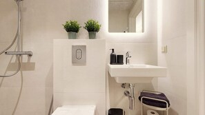 Hair dryer, towels