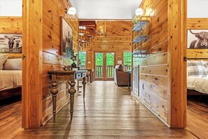 3 bedrooms, iron/ironing board, free WiFi, bed sheets - Pigeon Forge Cabin Just ½ Mile from Parkway – Hot Tub, Arcade & Cozy Fireplace (Pigeon Forge)