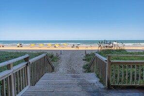 On the beach