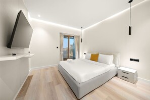 1 slaapkamer, een strijkplank/strijkijzer, wifi, beddengoed